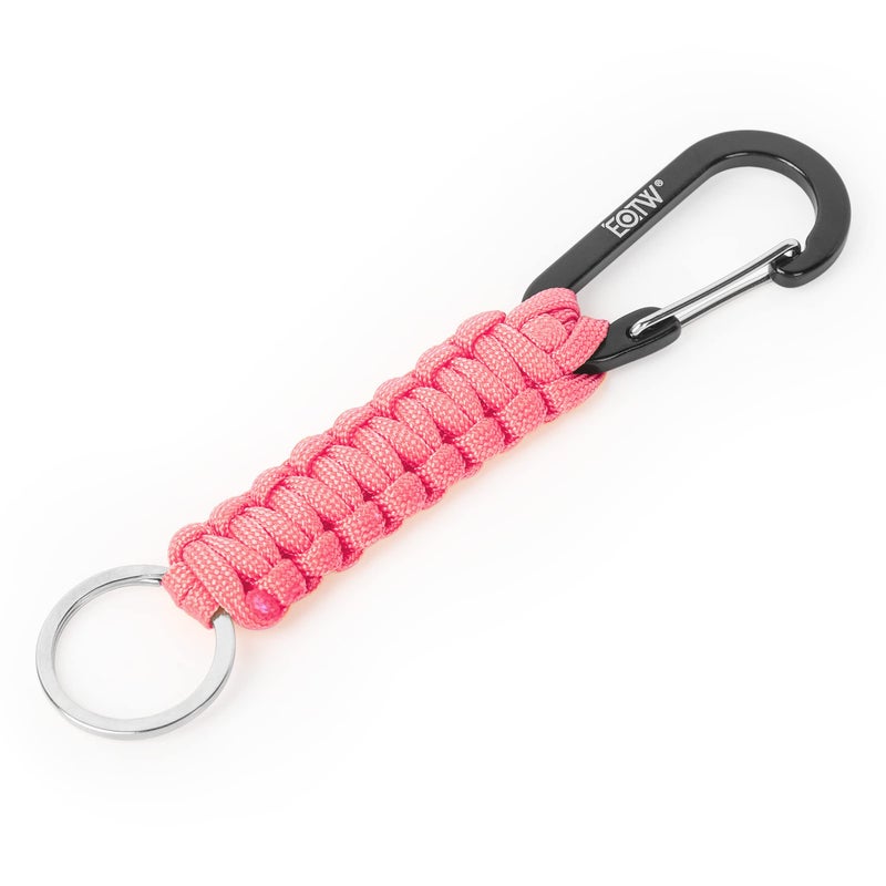 EOTW Carabiner Keychain,Paracord Keychain Small Aluminum Clip D Ring for Camping, Hiking, Fishing, Or As A Key Organizer - Image 1